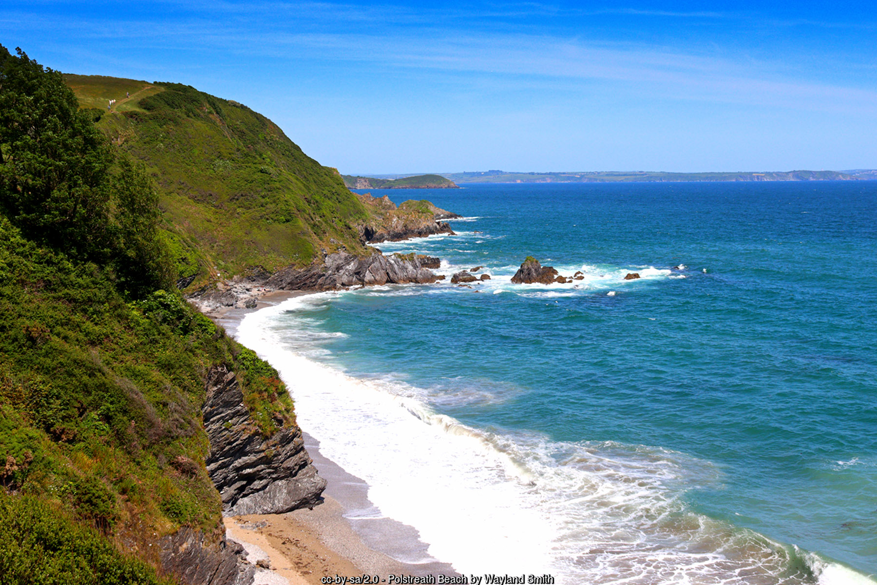 Polstreath Beach, near Mevagissey, Cornwall