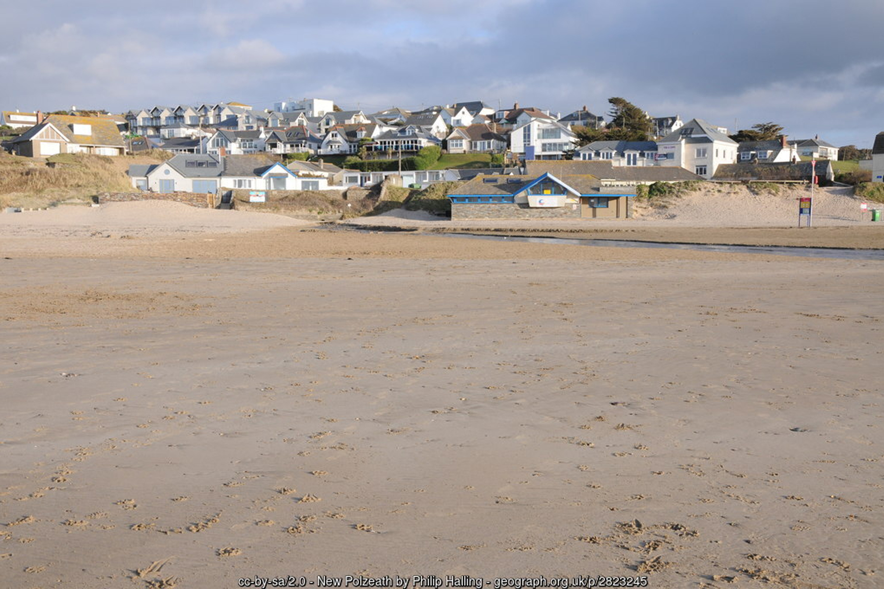 New Polzeath Beach Cornwall quiet hamlet sand - Cornwall coastal holidays