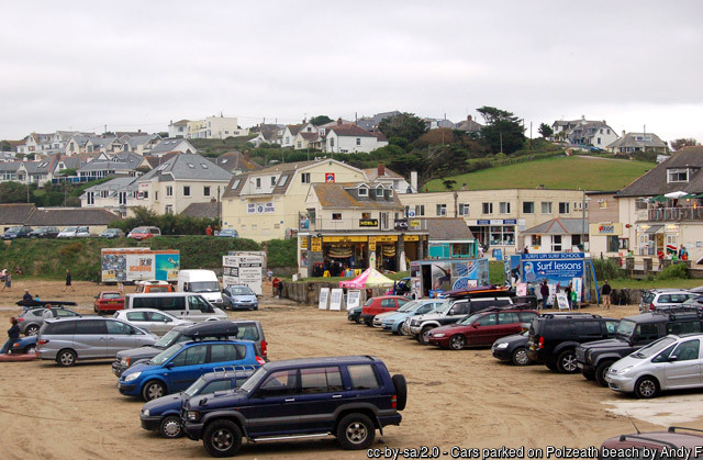 Polzeath Beach parking- Cornwall coastal walking holidays