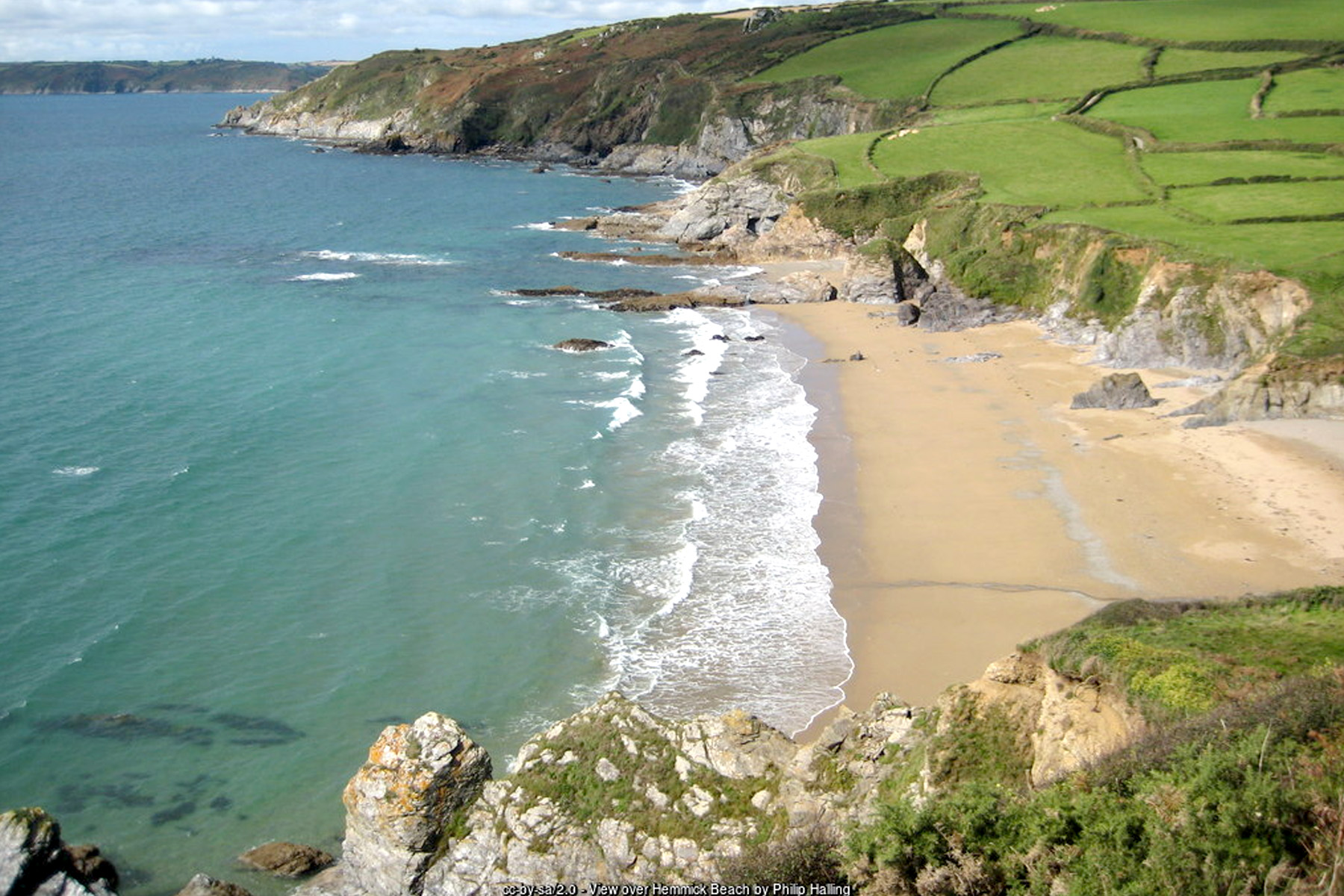 Hemmick Beach, Roseland Peninsula, Cornwall