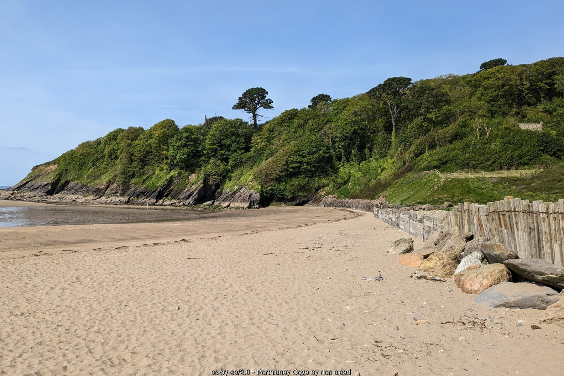 Porthluney Cove, Roseland Peninsula, Cornwall