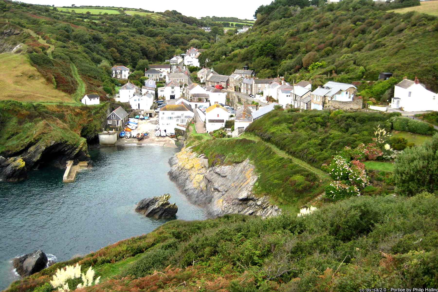Portloe, Roseland Peninsula, Cornwall