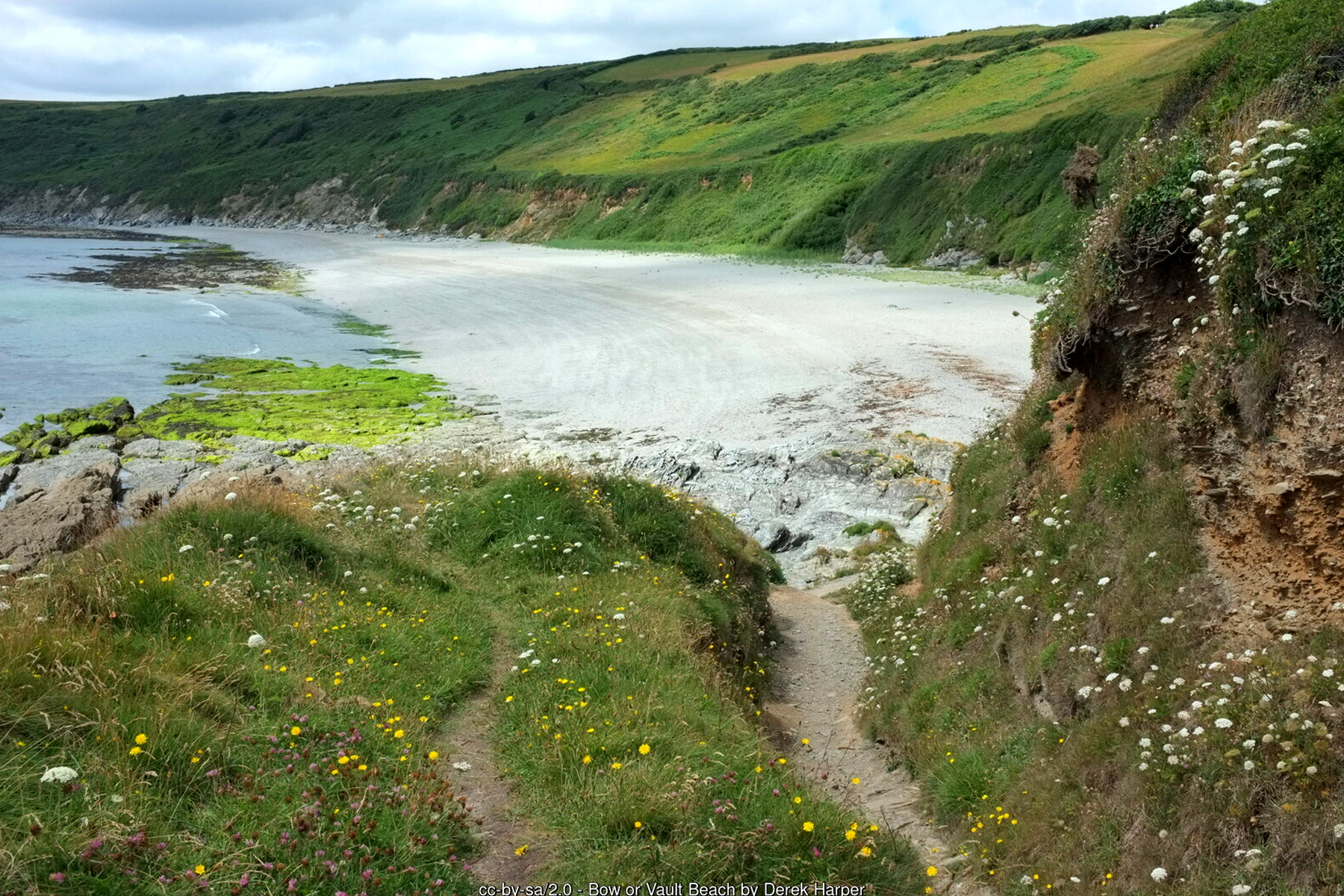 Vault Beach, Roseland Peninsula, Cornwall