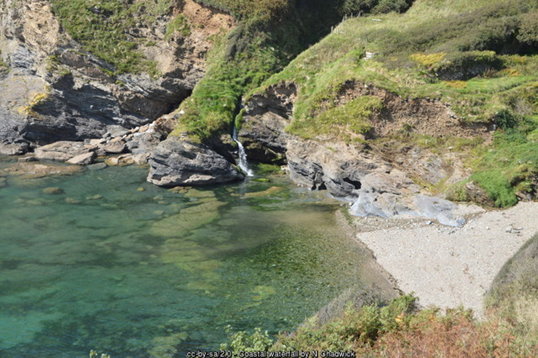 Hallane and Polgwyn Beaches, St Austell Bay, Cornwall