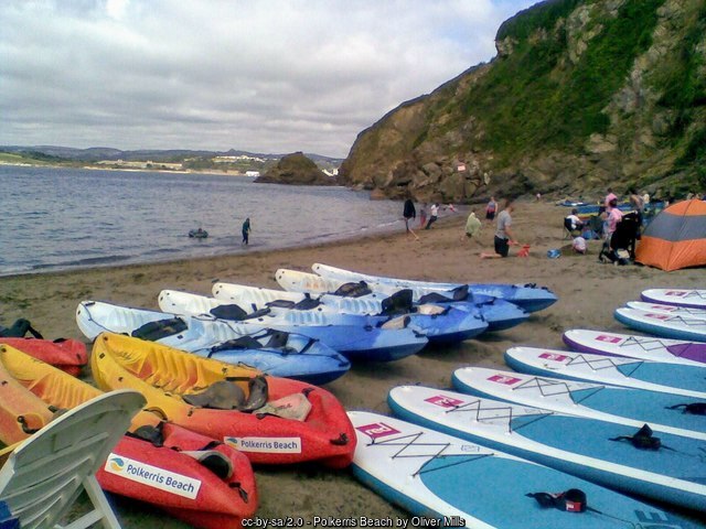 Polkerris Beach, Cornwall