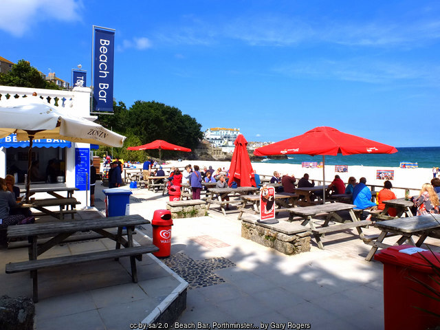 Porthminster beachside restaurant St Ives - stunning view - Cornwall family holidays