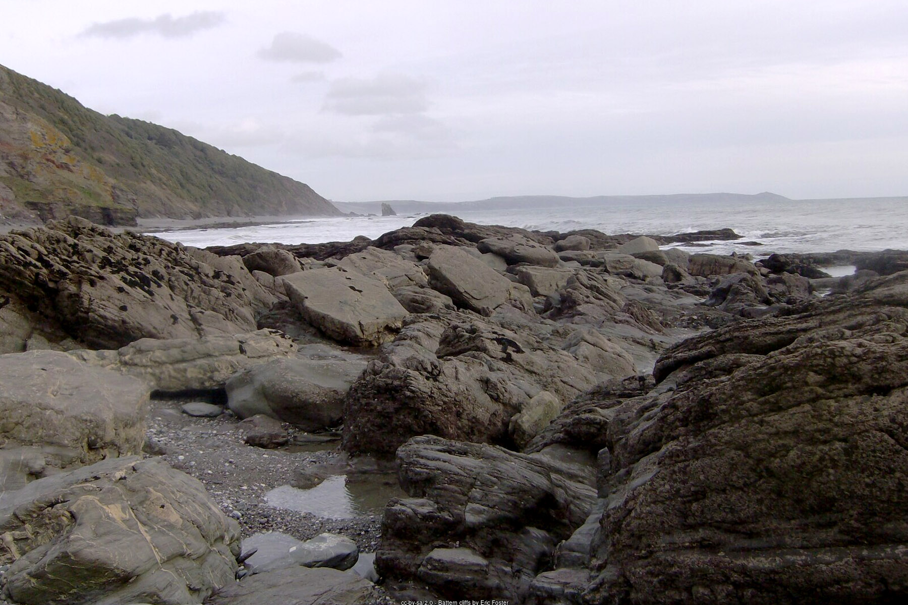 Downderry beach, eastern Whitsand Bay, Cornwall