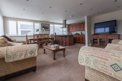Open-plan living area