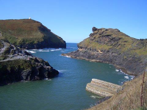 Boscastle harbour entrance