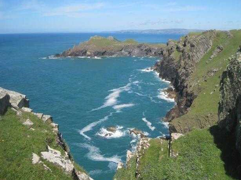 Cliffs and sea near Boscastle