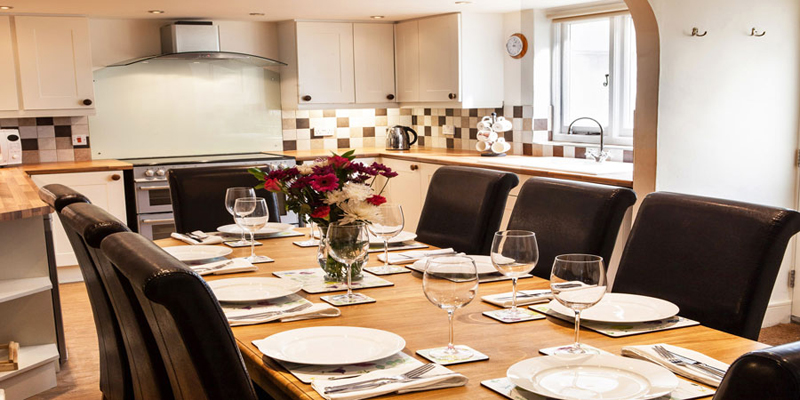 Kitchen and dining room