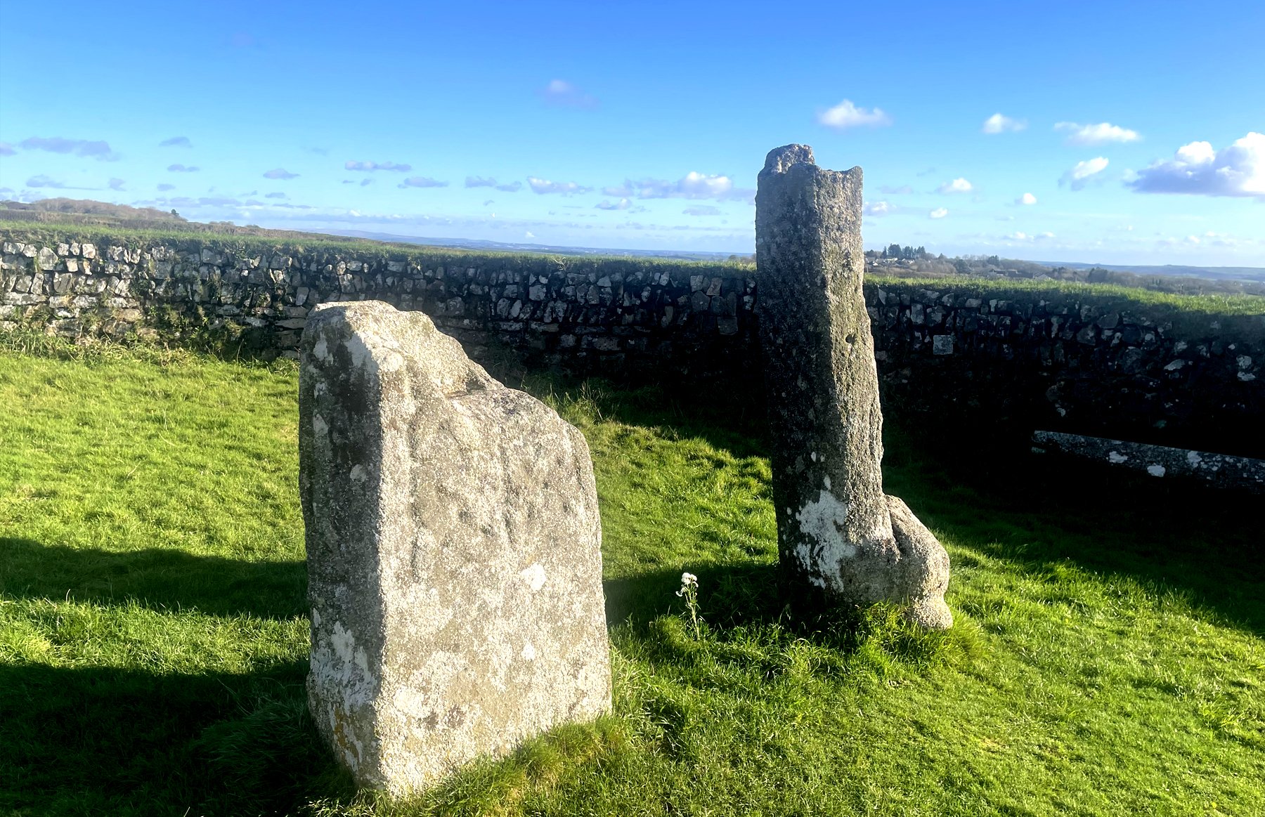 King Doniert's Stone St Cleer Cornwall 9th-century Celtic cross - Cornwall family attraction