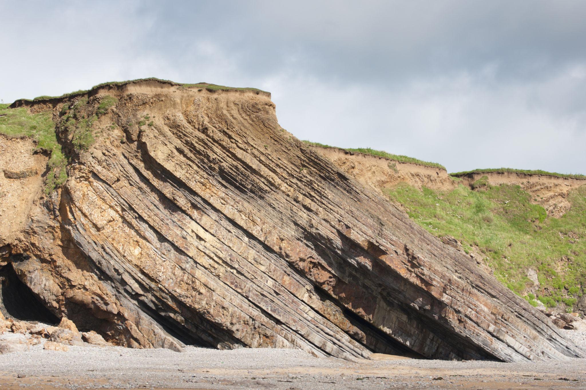 Coastal scenery and rock exposures around Bude, north Cornwall
