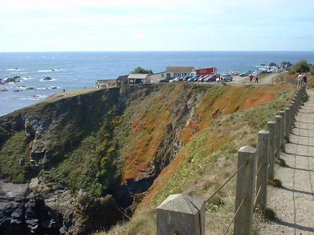 Coastal landscape on The Lizard Peninsula in Cornwall