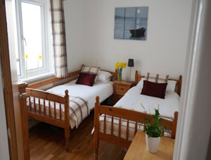 Twin bedroom at Owls Nest