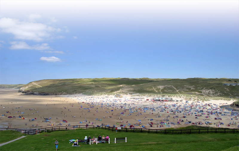  Perranporth beach 