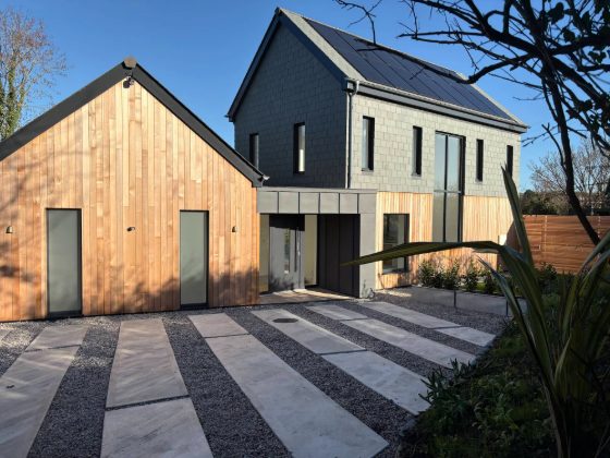 Miramar, a contemporary timber-clad holiday home in Wadebridge