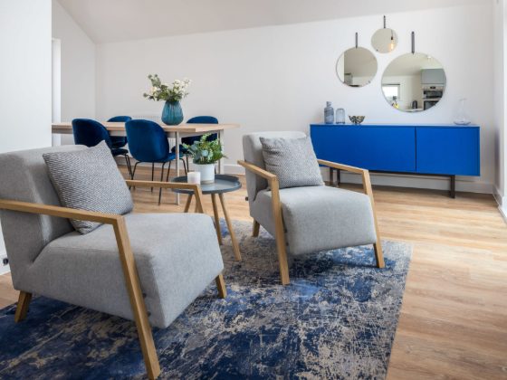 Waves open-plan dining area, Swanpool, Falmouth