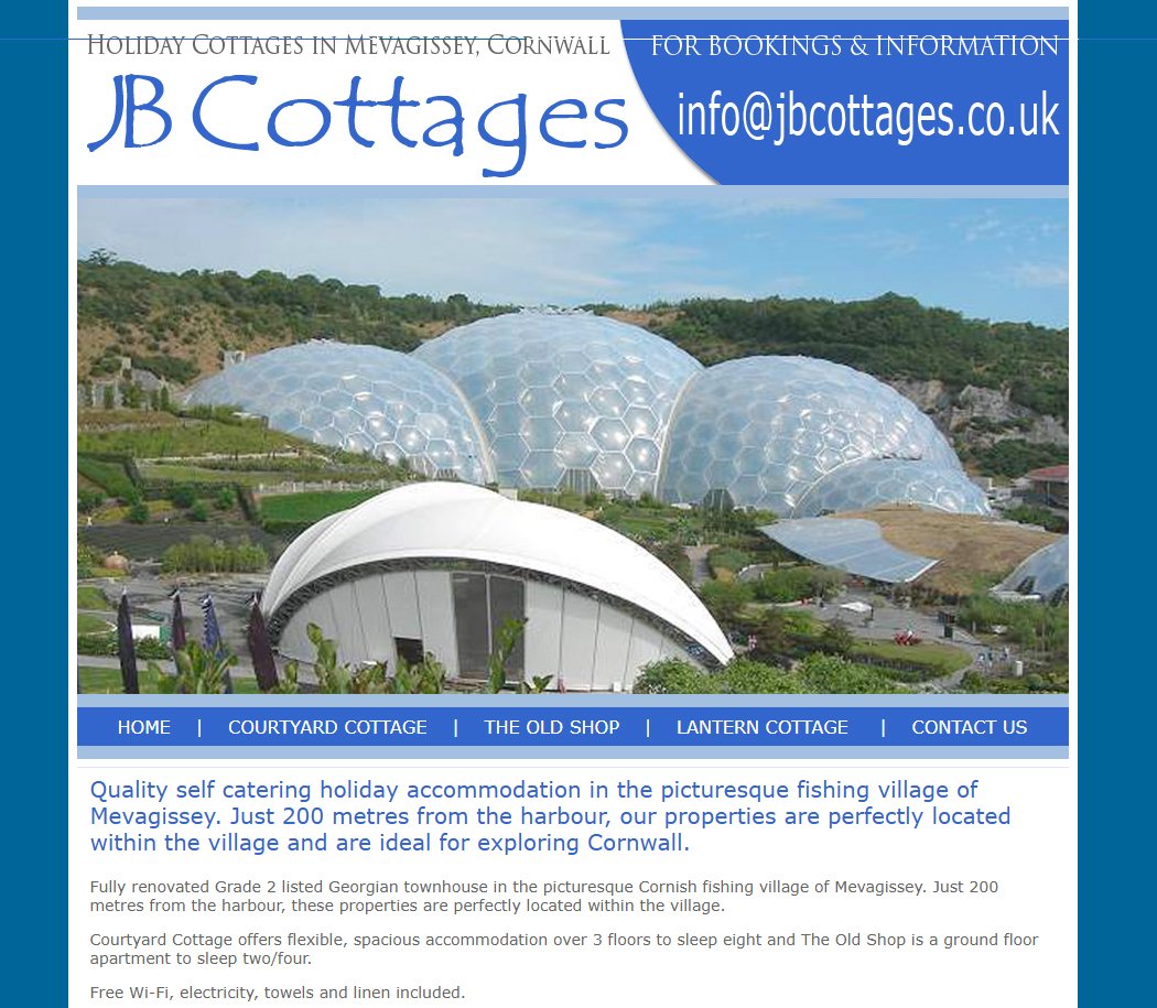 The JB Cottages website &ndash; holiday cottages in Mevagissey