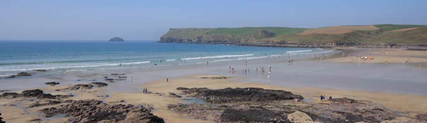 Polzeath beach, North Cornwall