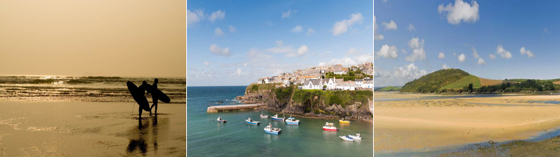Coastline near Rock and Port Isaac