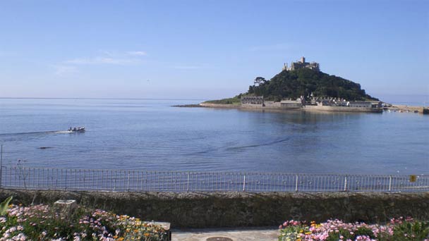 St Michael's Mount viewed from Marazion