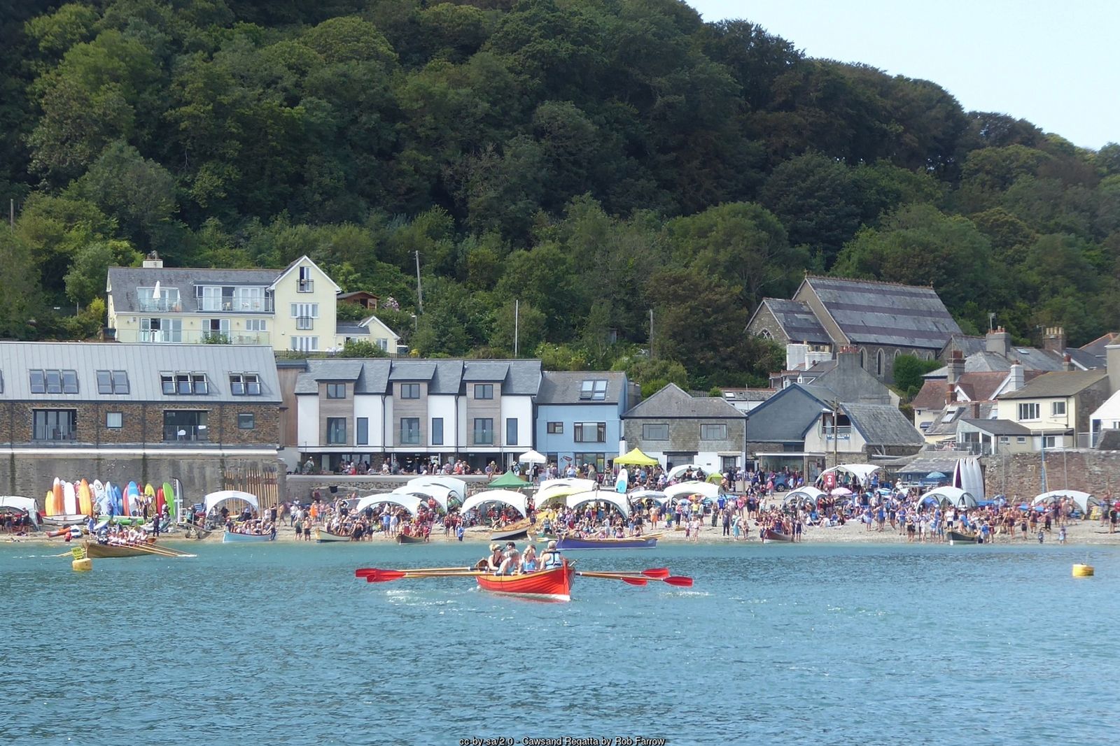 Cawsand village and bay on the Rame Peninsula