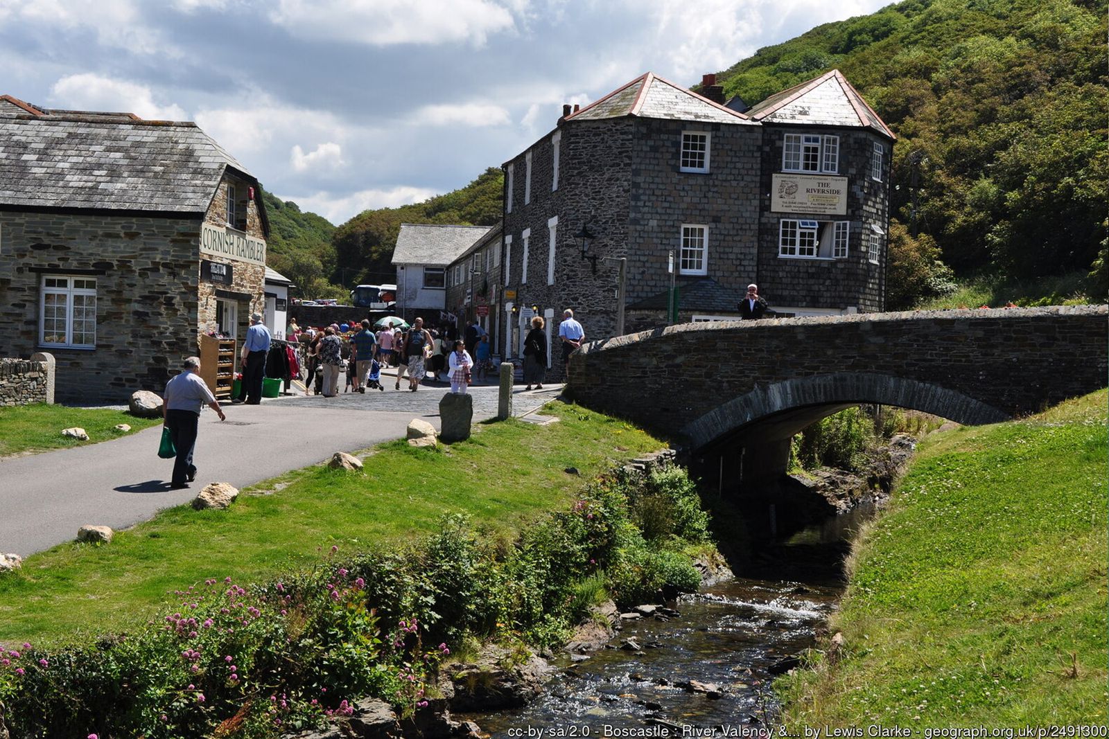 Cottages in Boscastle village
