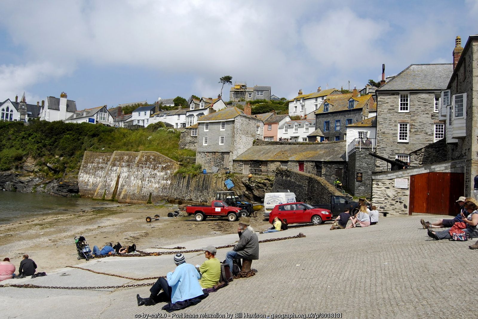 Port Isaac harbour and village, North Cornwall