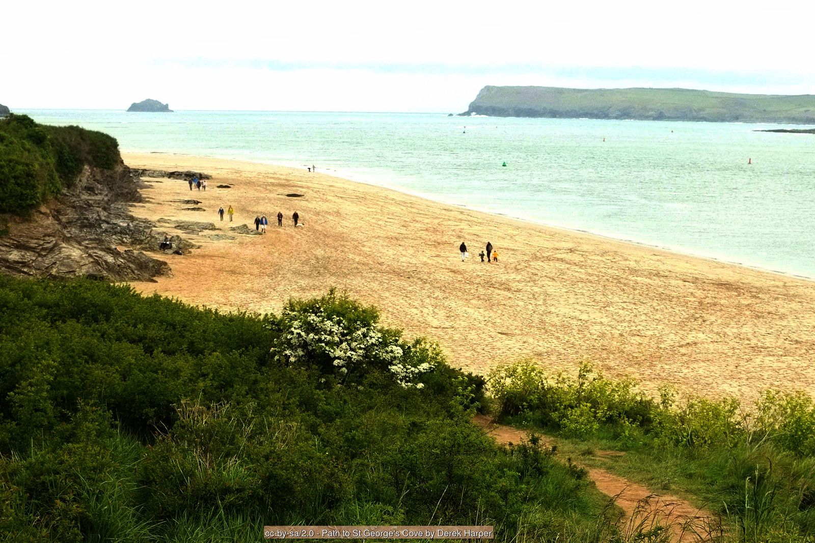 St George's Cove on the Camel Estuary near Padstow