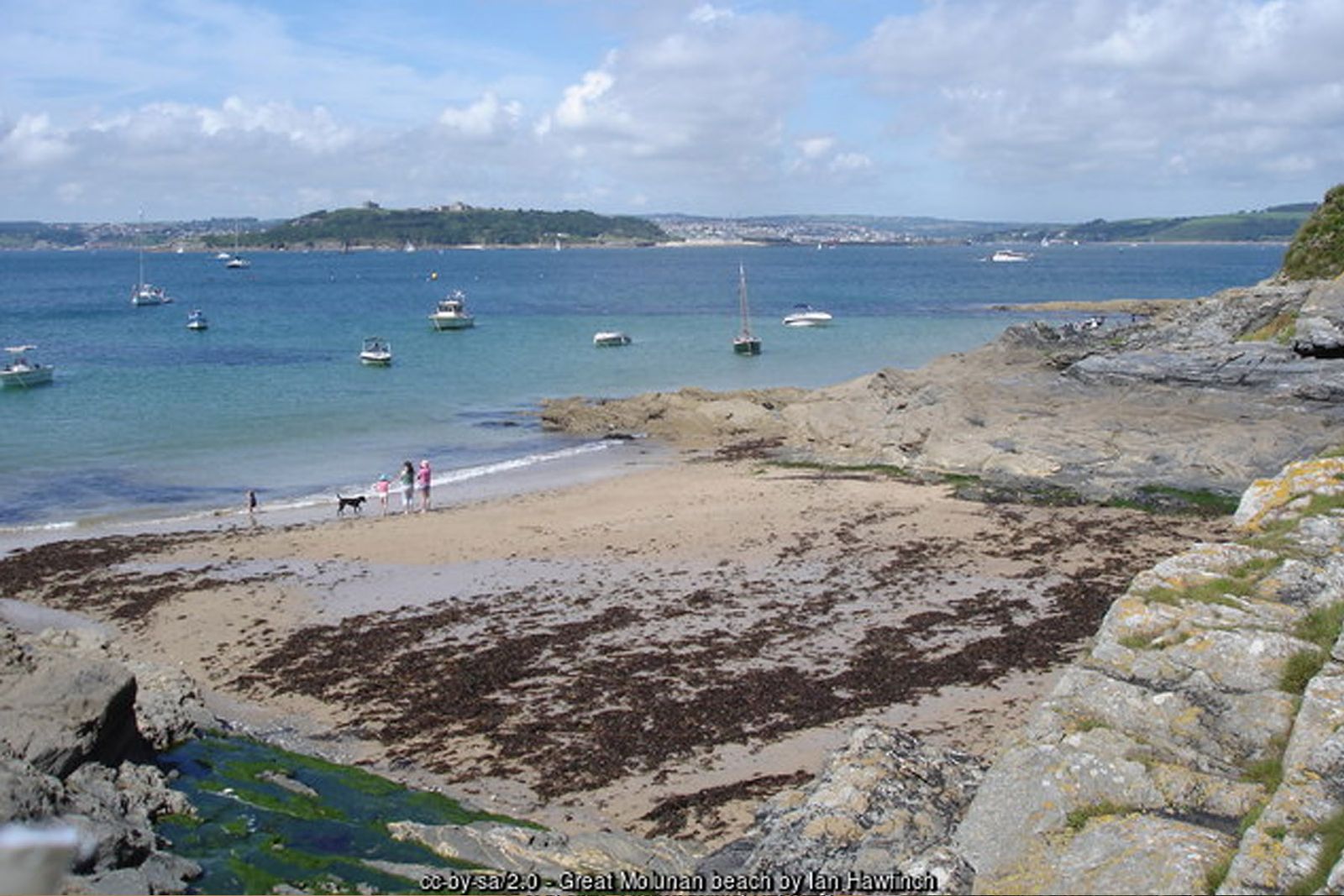 Great and Little Molunan beaches near St Anthony Head