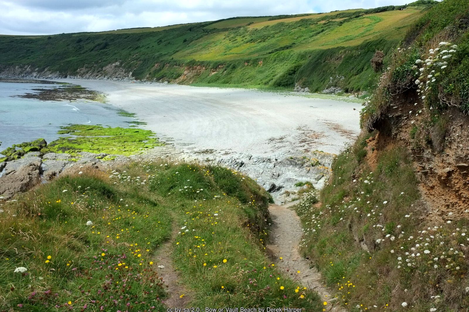 Vault Beach below Dodman Point