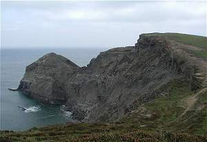 Cliffs on the Morwenstow south circuit