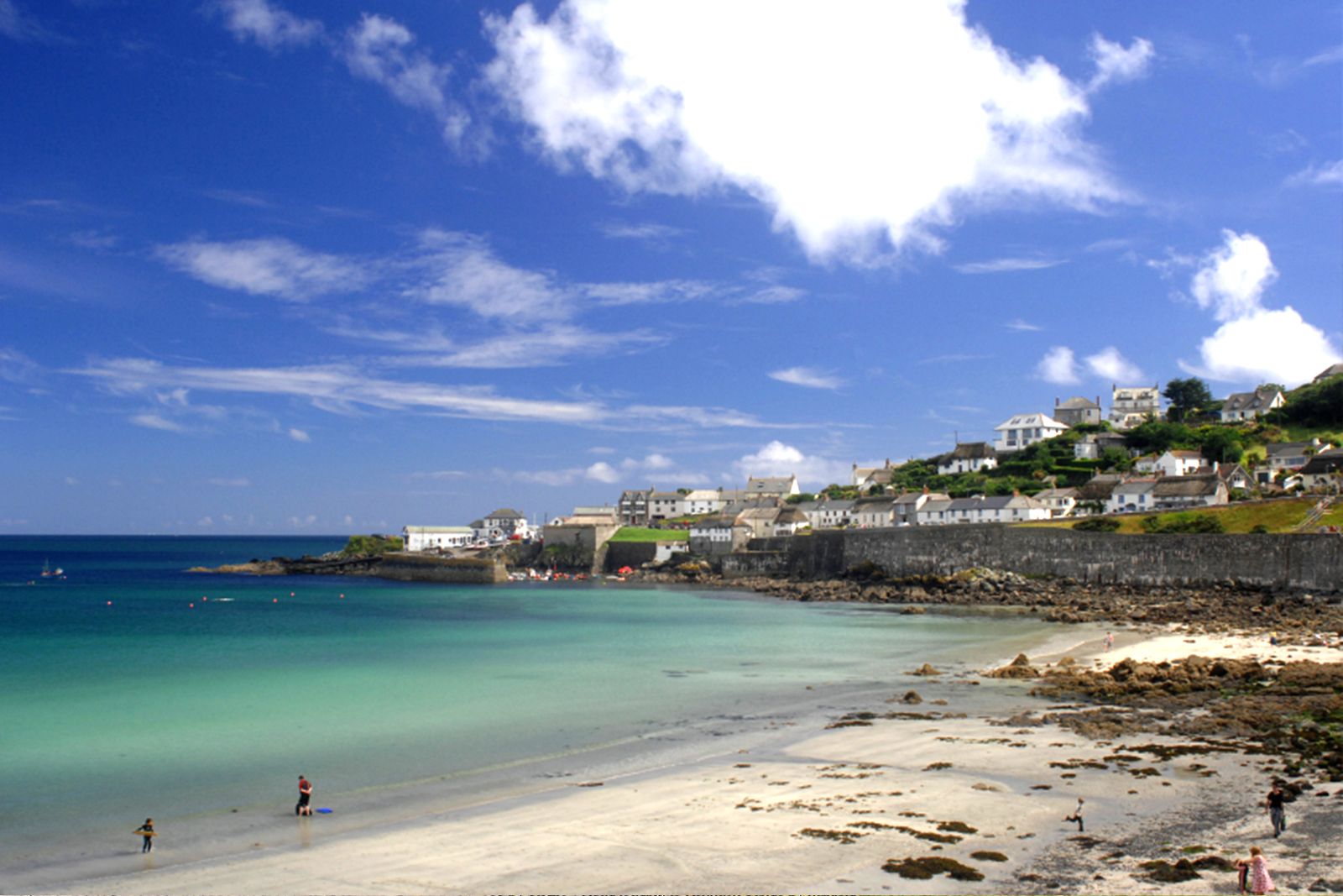 Coverack village and harbour