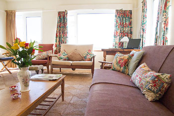 Sitting room with garden views, Wesdale, Trebetherick