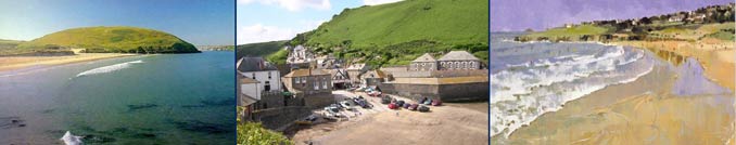 Coast near Wesdale Holiday Cottage – Daymer Bay, Rock and Polzeath